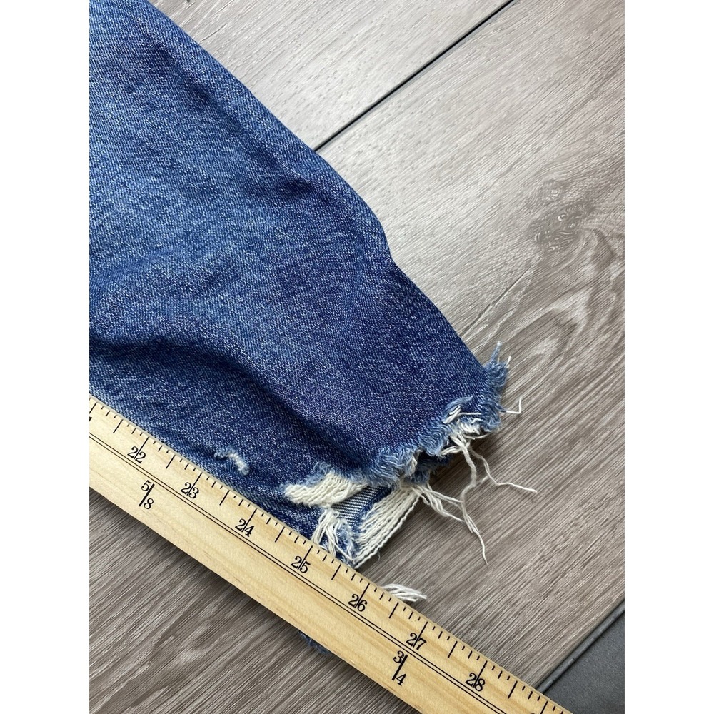Mother Women's Superior The Dinner Ice Cream You Scream Distressed Jeans 27 Read - Picture 13 of 16